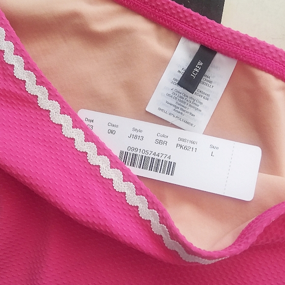 J. Crew High Waisted Barbie Pink Bikini Bottom - Picture 5 of 5